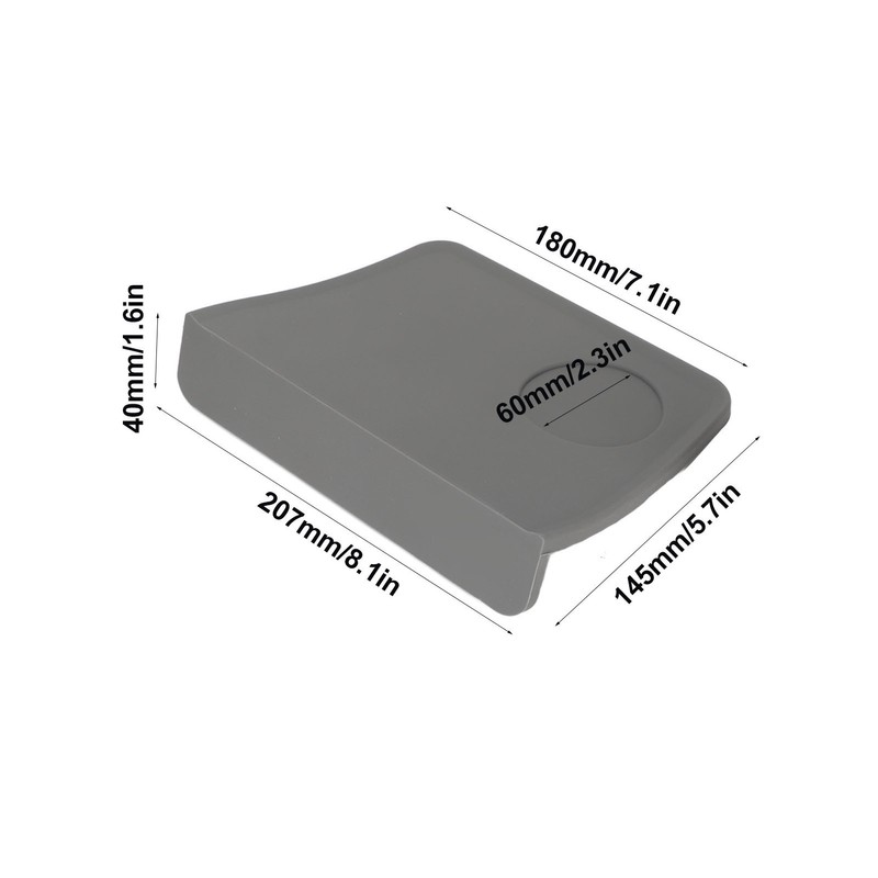 2Pcs Coffee Tamp Mat Integrated Silicone Coffee 90 Degree Corner