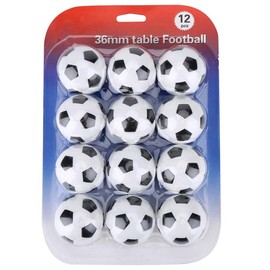 Aramox Balones de Fútbol de Mesa, 12 Piezas Kit de Reemplazo de Juego de Fútbol de Mesa Mini Juego de Pelotas de Fútbol de 36 Mm Accesorios Balones de Fútbol de Mesa