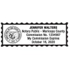 MaxMark Notary Stamp for State of Arizona - Self Inking