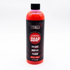 SB3 Soap Advanced Car Shampoo - pH Balanced, Surface Safe Car Wash Concentrate Soap with Particle Technology for Ceramic Coatings, (16oz)