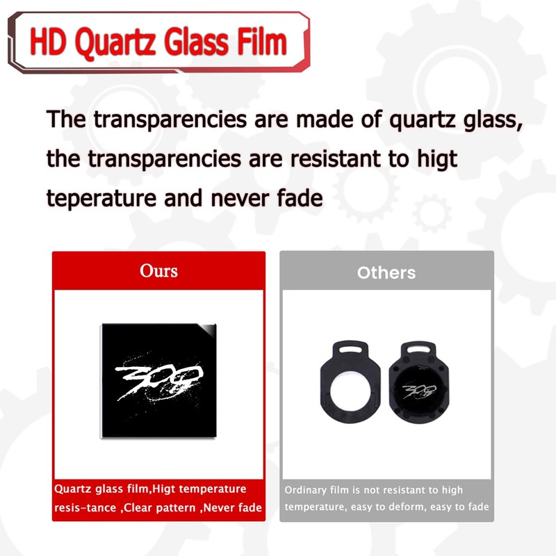 2pcs Never Fade Car LED Door Logo Compatible for 300