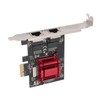 PCIe X1 Network Card Professional RJ45 Dual Port PCIe Gigabit