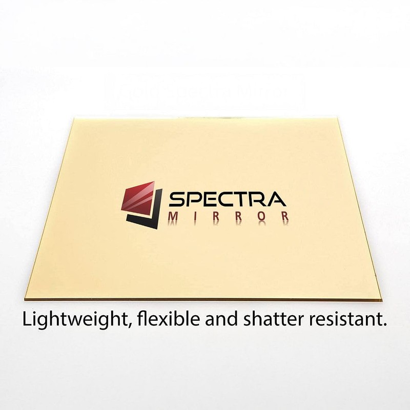 Spectra Mirror 24" x 24" (1/8") Gray Acrylic Mirror Sheet.