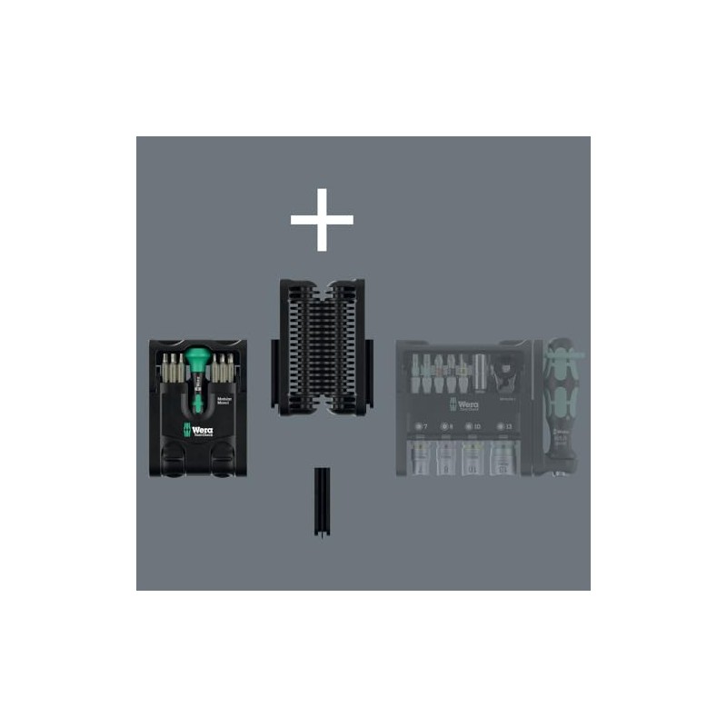 Wera 05049002001 Tool-Check Modular Micro 1, 21 pieces