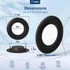 Amico 6 Inch Retrofit LED Recessed Lighting 1 Pack, Black