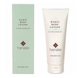 Hanalei Cruelty-Free Kukui Body Lotion – Paraben-Free, Dye-Free Moisturizer with Kukui Nut Oil, Shea Butter & Jojoba Oil for Hydrated, Soft, Nourished Skin – Full Size 200 ml – Ideal to All Skin Types
