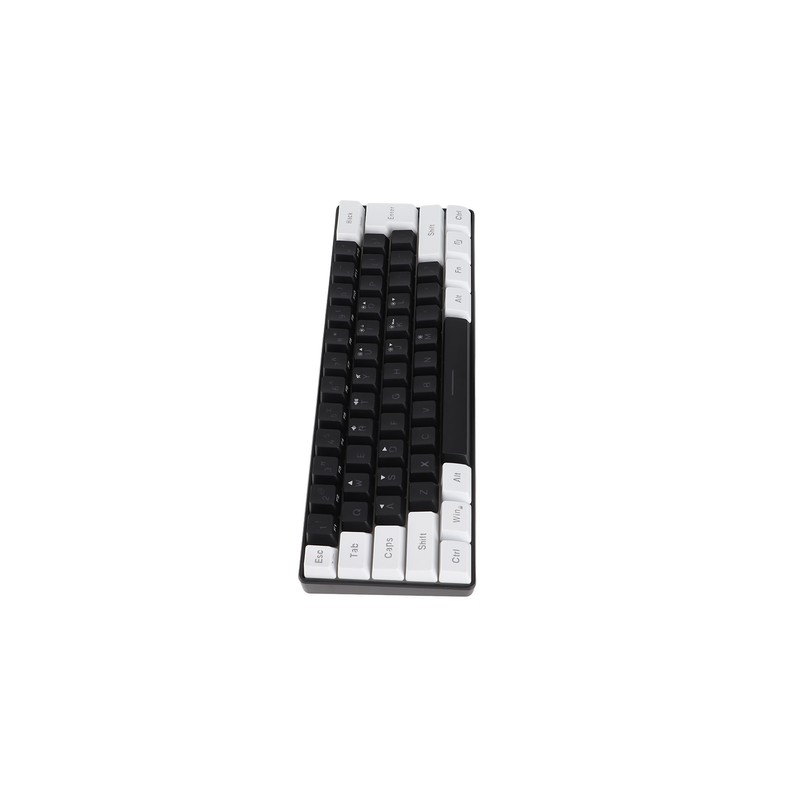G61 Mini RGB Keyboard LED Backlight 61 Keys Ergonomic Mechanical