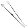 Baluue 3sets Face Scraper Tool Pore Extractor in Stainless Steel