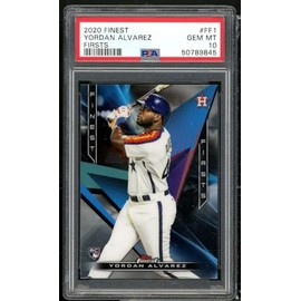 Yordan Alvarez Rookie Card 2020 Finest Firsts #FF1 PSA 10