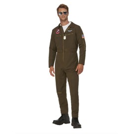 MIMIKRY Men's Maverick Fighter Jet Pilot Fighter Pilot Jumpsuit Jet Pilot Fighter Pilot Army Size L