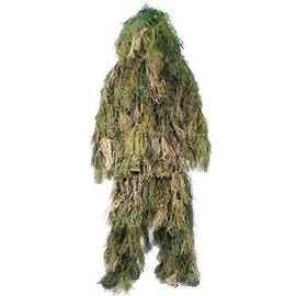 Mil-Tec by Sturm Ghillie Suit - Unisex, Woodland Camo, Medium/Large, 11962020-002