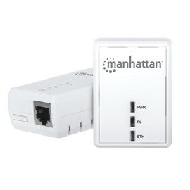 Manhattan SimpleNet HomePlug AV500 Adapter Starter Kit (506670)