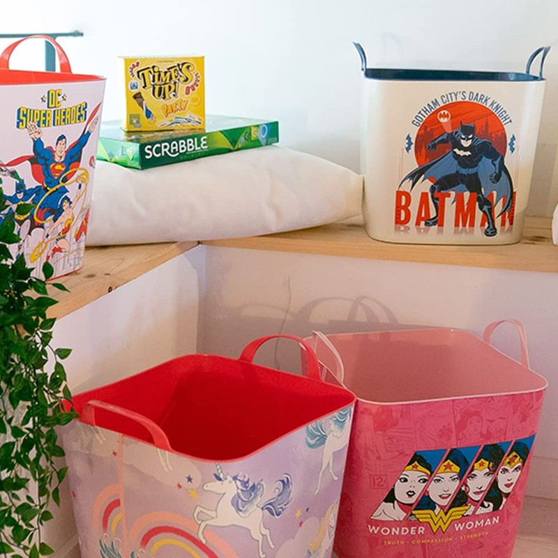 SP Berner Wonder Woman Stars 34323 Plastic Multi-Purpose Basket 25