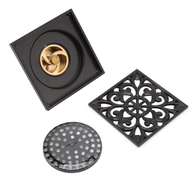 Floor Drain Bathroom Odor Proof Square Floor Drain Stainless Steel