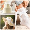 2 Rolls Pearl Edge Chiffon Ribbon 9M White Sheer Organza