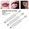 3pcs Piercing Ball Grabber Tool Short Anti Slip 4 Prong