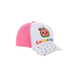 CoComelon Children's Adjustable Hat Classic Design Summer Hat for Children Gift for Children and Babies, pink