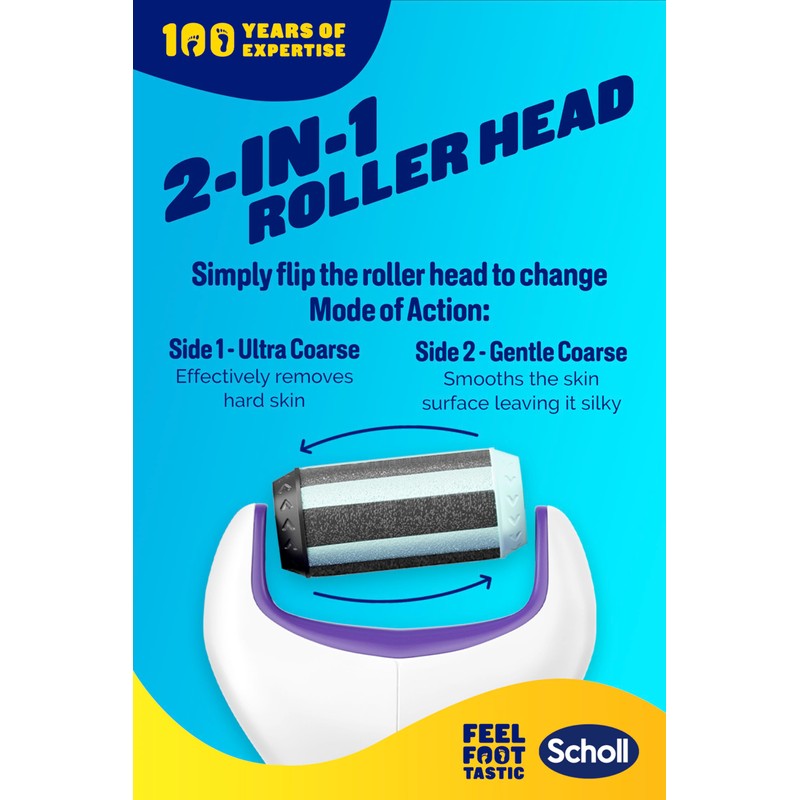 Scholl ExpertCare File and Smooth 2 in 1 Electronic Foot