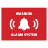 5 x Alarm System Stickers - Security Alarm Warning Sign