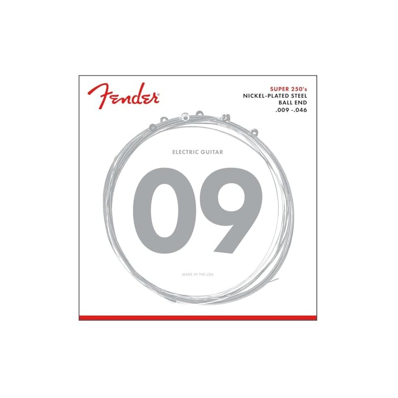Fender Super 250 String Set - 250LR (009/046) - Nickel-Plated