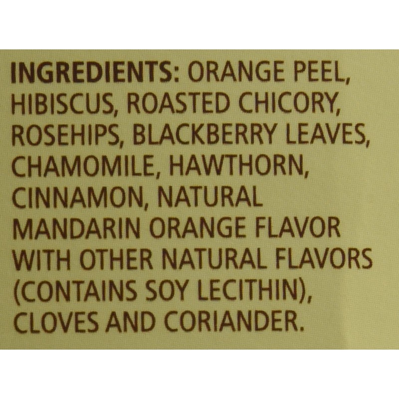 Celestial Seasonings, Herbal Tea (Mandarin Orange Spice)