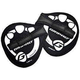 Gripad Workout Grips (Black) - The Alternative to Weight Lifting Gloves, Gym Workouts, WOD, Weightlifting & Fitness– Neoprene Padded Workout Hand Grips Against Calluses, Blisters, & Sweaty Hands