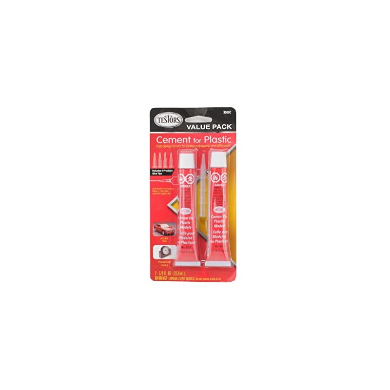 Cement Glue Value Pack Testors 2-7/8 fl oz Tubes (3)F