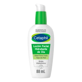 Loción Facial Hidratante Día Ácido Hialurónico 88ml Cetaphil