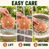 2-Pack Copper Bird Bath Disks with Triple-Point Support, 3.94 Inch