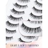 False Lashes Natural Lashes Wispy False Eyelashes Natural Eyelashes Fake