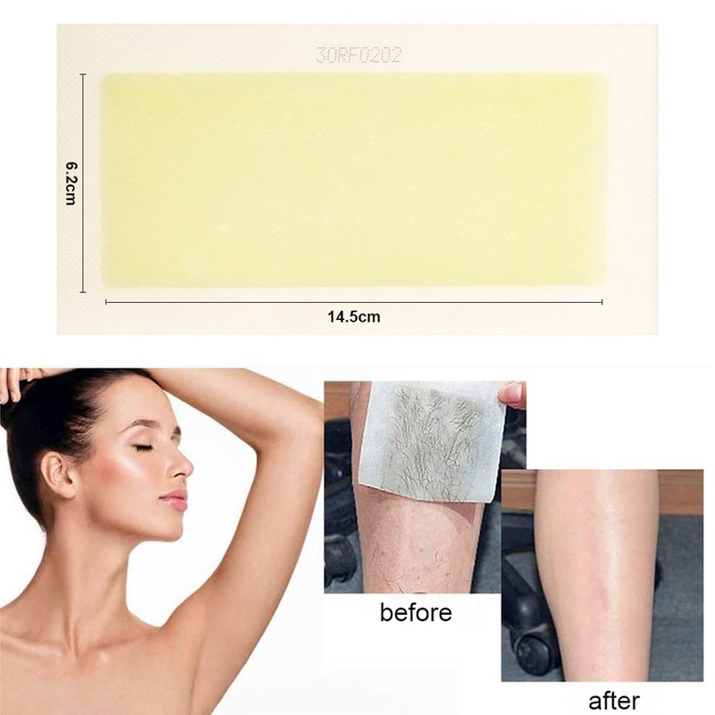 60pcs Wax Strip Gentle Fast Hair Removal Painless Remover Strips
