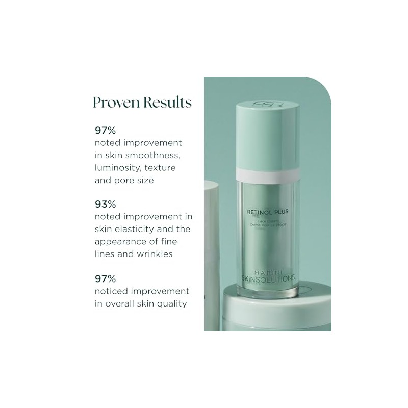 Marini SkinSolutions Retinol Plus - Crema Facial Antiedad con Extracto