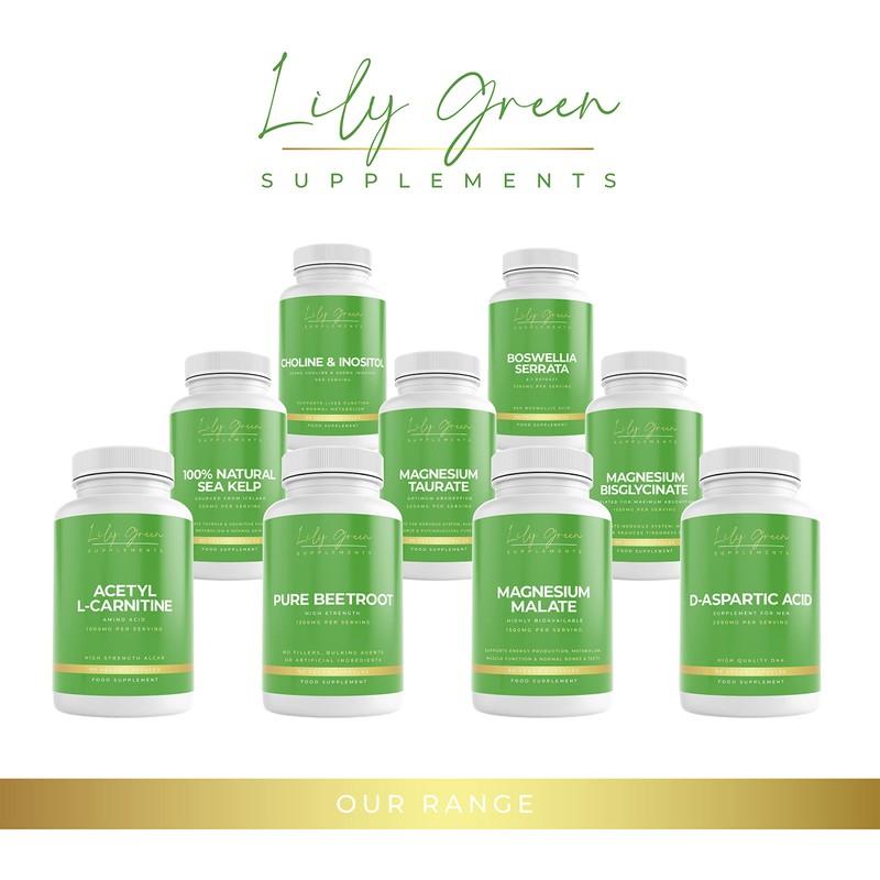 Lily Green | D-Aspartic Acid 2000mg per Serving | 90