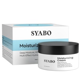 SYABO Moisturizing Cream, Body and Face Moisturizer for Dry Skin, Body Cream with Hyaluronic Acid,  7.05 oz Body Care Lotions - Volume: 1 count