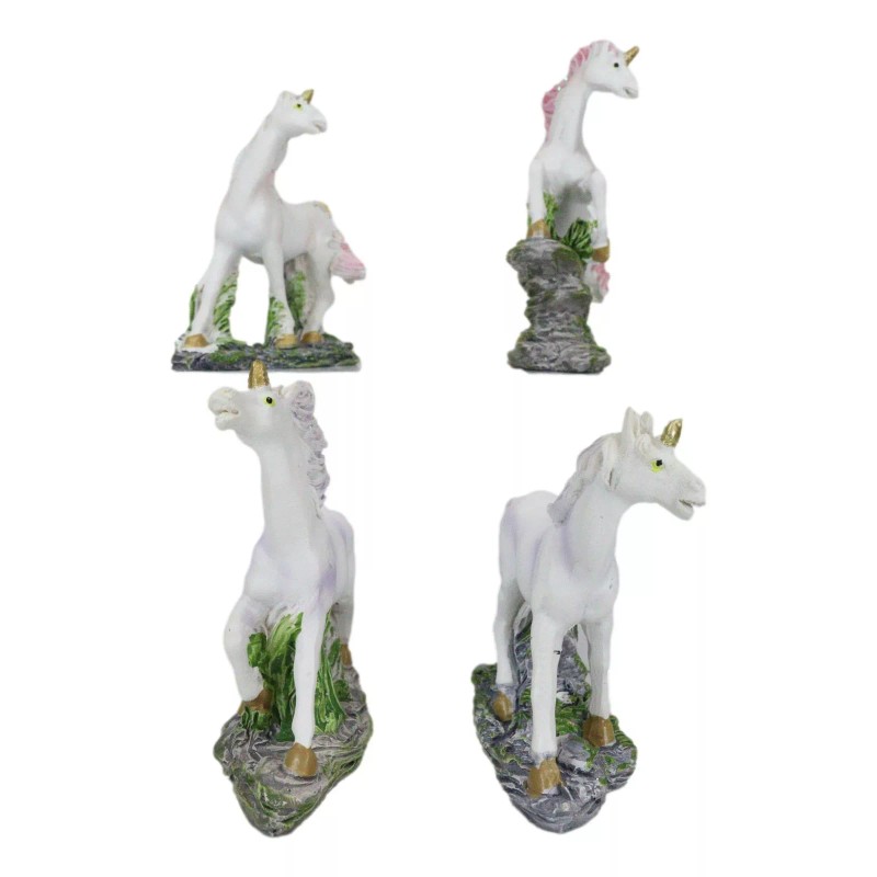 Beautiful Rare Mythical Legendary Unicorn Miniature Figurine Collectible Set