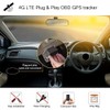 TKMARS 4G OBD GPS Tracker Tracker Auto Plug and Play