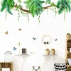 KHayRovies Tropical Palm Leaf Hanging Vine Wall Stickers Decor, Leaves