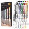 Nicpro 12 PCS Long Nib Marker Pens, 20mm Deep Hole