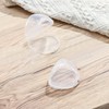 Dummy Case 2Pcs Transparent Pacifier Case Pacifier Holder Box BPA-Free
