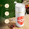 Glass USB-C Portable Blender - 8-Blade Cordless Smoothie Maker &