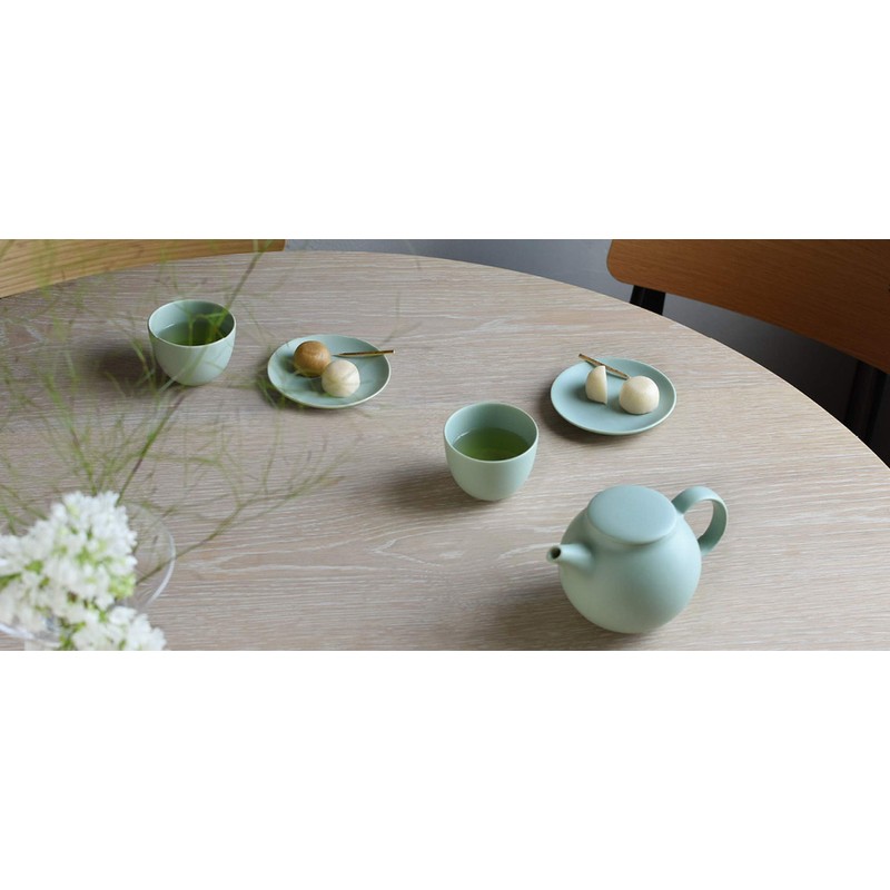 KINTO 17146 PEBBLE Cup & Saucer, 6.1 fl oz (180