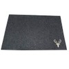 GILDE Craft Placemats Set of 4 with Stag Embroidery Grey