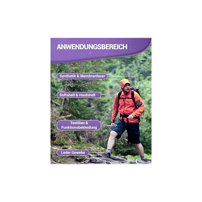 ALPENWERT¬Æ Impr√§gnierwaschmittel [MADE IN GERMANY] f√ºr Outdoor Bekleidung, Funktionskleidung, Skibekleidung,