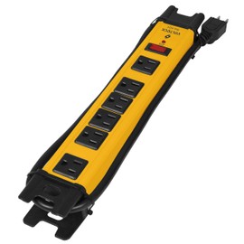 Volteck MUL-612X, Multicontacto uso industrial, 6 entradas, supresor, 1200 joules