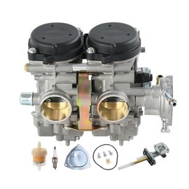 SVKZGFZ Carburetor for Yamaha Raptor 660 660R YFM660 YFM660R (2001-2005) ATV Quad Carb 5LP-14900-30-00, with Fuel Petcock Valve