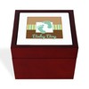 CafePress Baby Boy Feet Memory Keepsake Jewelry Box, 5"x5"x3.75"