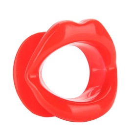 Gesichtsschlankheitsgerät, Silikon-Lippentrainer, Anti-Falten-Muskelstraffung, Facelift-Trainingsgerät für Wangen, Kinn und Andere Gesichtsbereiche (Rot)