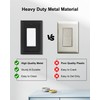 TREEWELL 4-Pack Decorator Outlet Cover Plate, Pearls Decorative Switch Plates