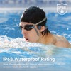 LOBKIN Swimming Headphones Underwater, Bone Conduction Headphones Bluetooth 5.4, IP68