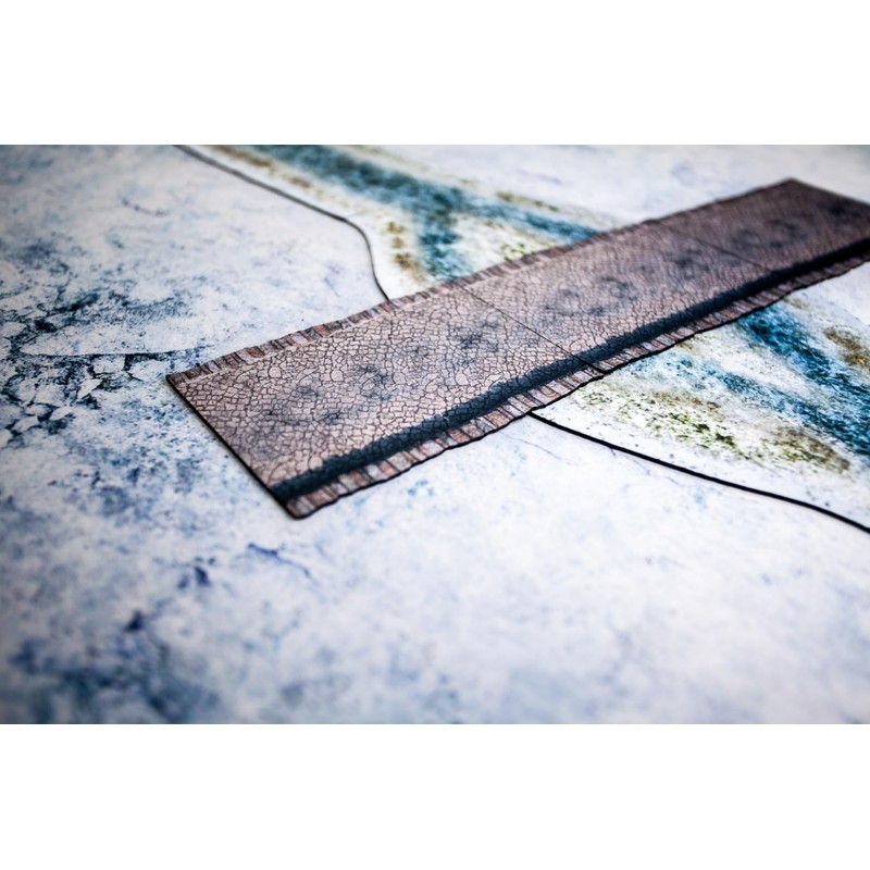 2D terrain - stone bridges compatible with Warmachine & Hordes,
